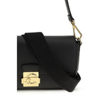 Coccinelle Black Calf Leather Bos Taurus Shoulder Bag - Zeiniez
