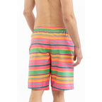 Moschino Multicolor Polyester Swim Shorts
