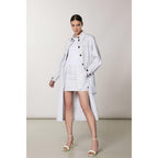 Patrizia Pepe Purple Cotton Mini Skirt