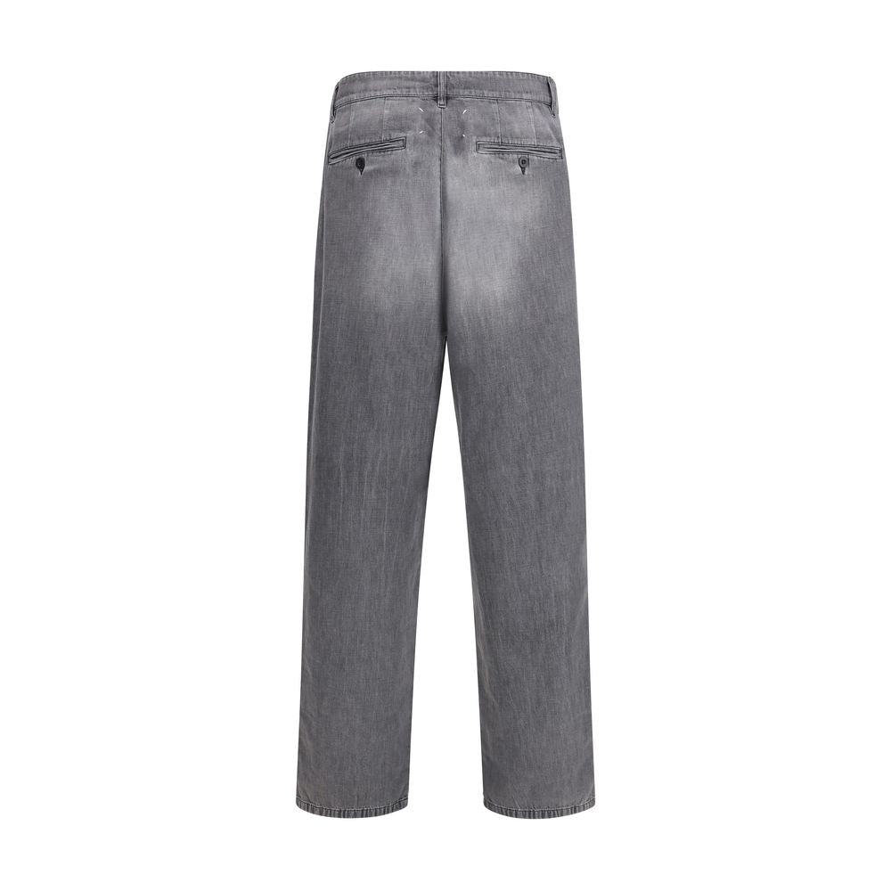 Maison Margiela Gray Cotton Jeans Denim