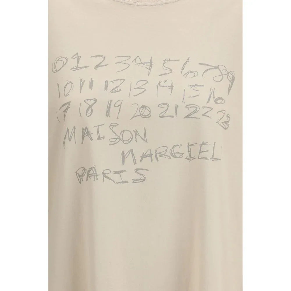Maison Margiela Beige Cotton T-Shirt - Zeiniez