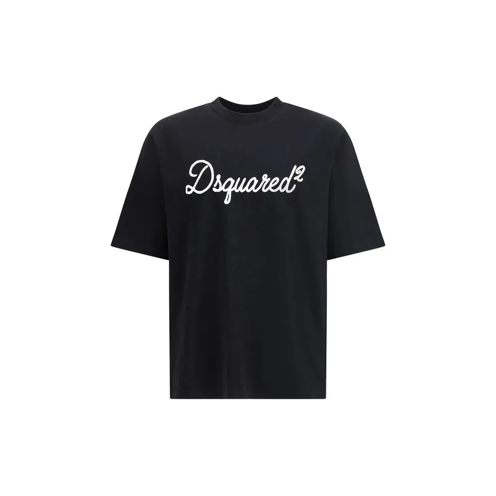 Dsquared² Black Cotton T-Shirt - Zeiniez
