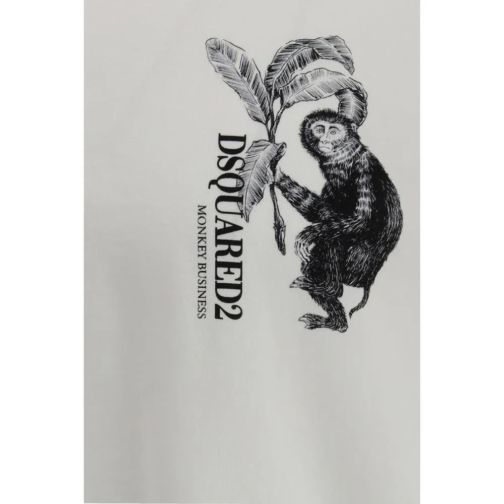 Dsquared² White Cotton T-Shirt - Zeiniez