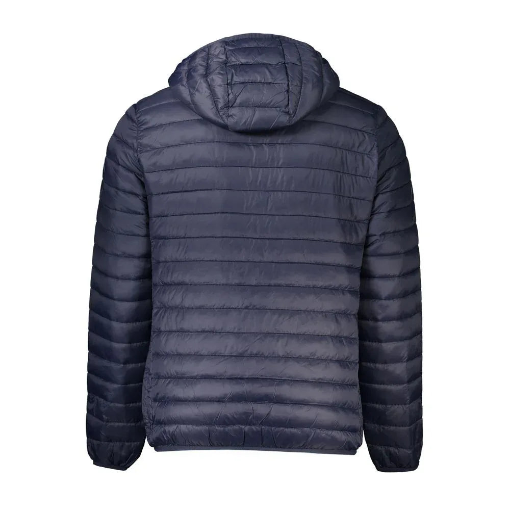 Cavalli Class Blue Polyamide Shell Jacket - Zeiniez