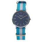 ARABIANS Blue Textile Dress Watch