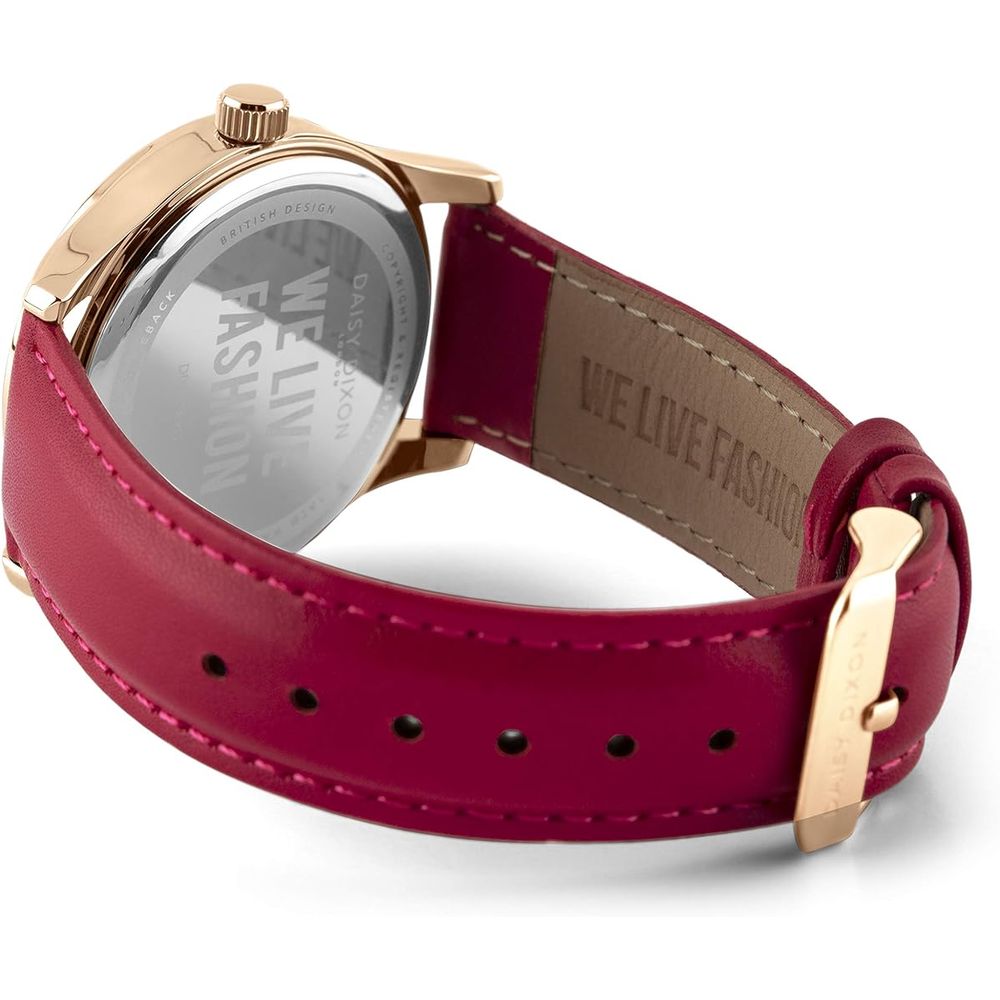 DAISY DIXON Multicolor Leather Dress Watch