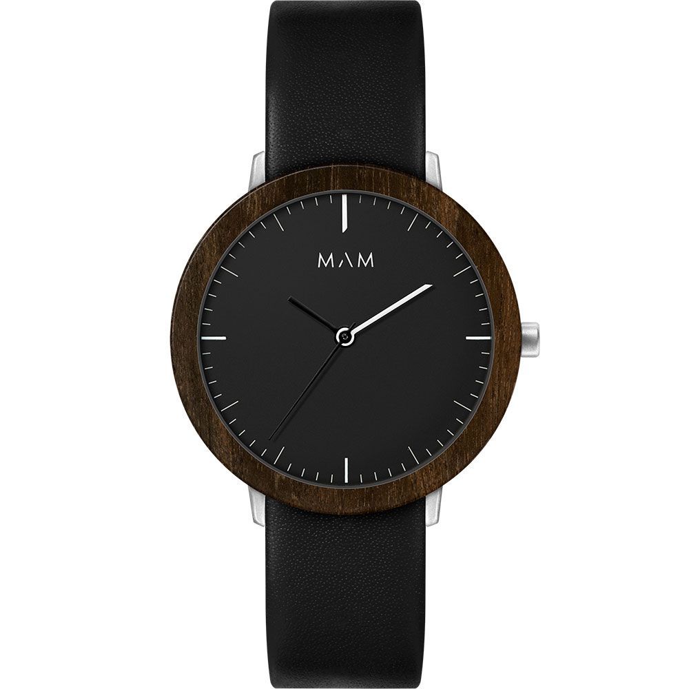 MAM Black Stainless Steel Dress Watch
