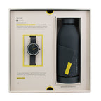 MAM Gray Leather Dress Watch