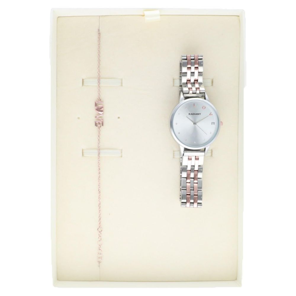 RADIANT Gray Stainless Steel Bracelet Watch