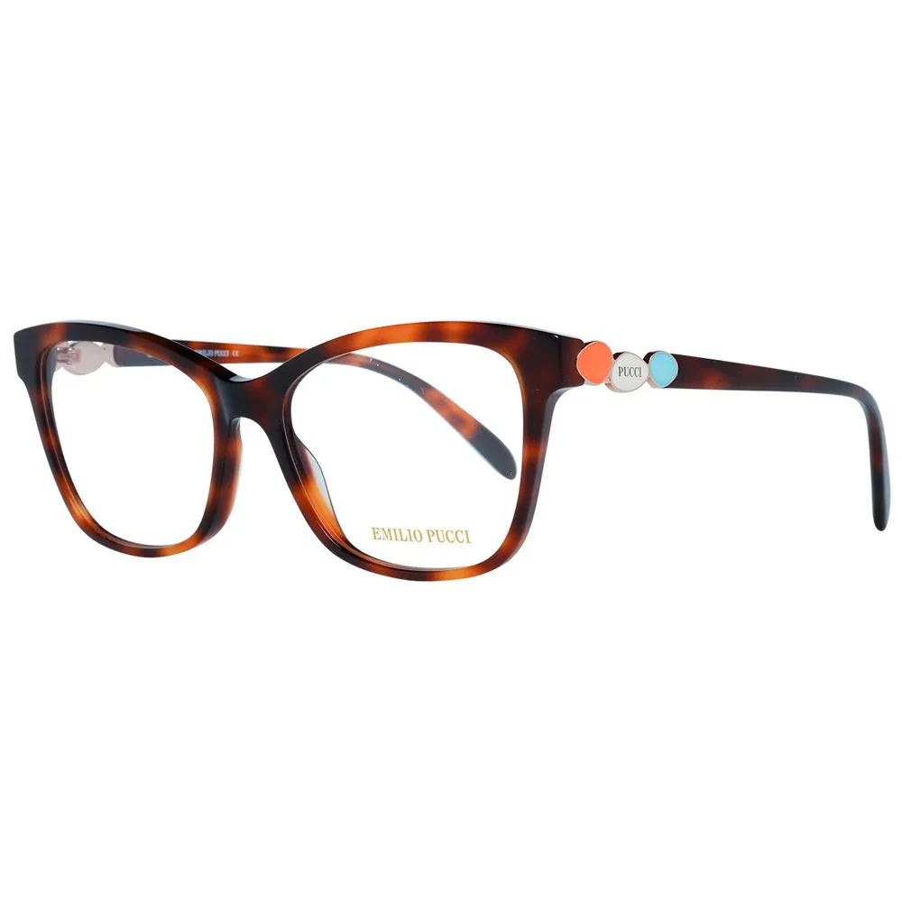 Emilio Pucci Brown Plastic Glasses (Frames) - Zeiniez