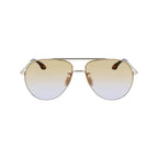 Victoria Beckham Gold Metal Sunglasses - Zeiniez