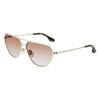 Victoria Beckham Gold Metal Sunglasses - Zeiniez