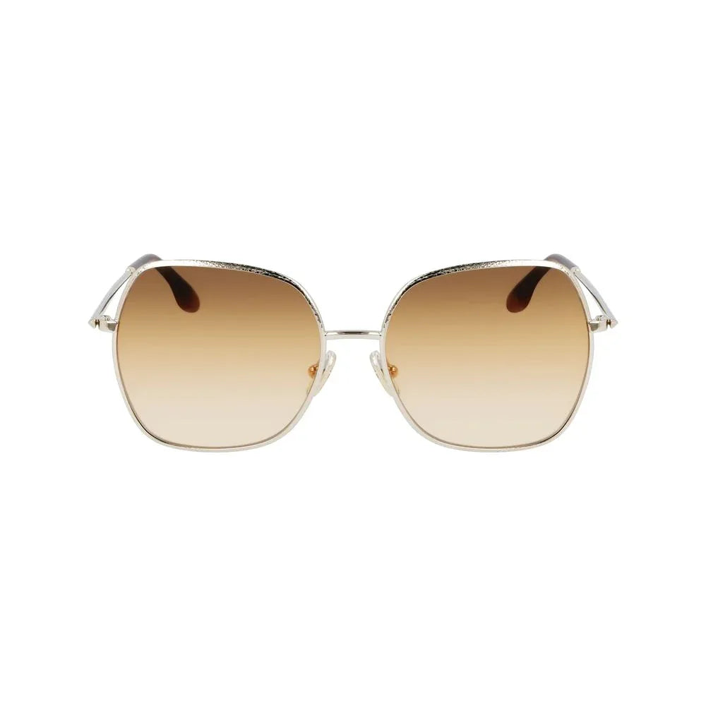 Victoria Beckham Gold Metal Sunglasses - Zeiniez