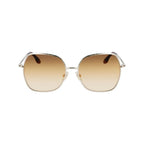 Victoria Beckham Gold Metal Sunglasses - Zeiniez
