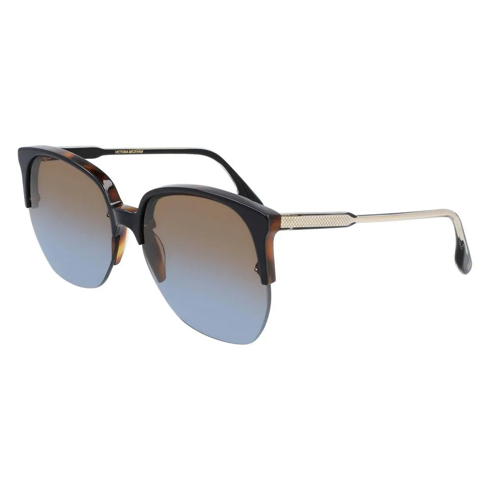 Victoria Beckham Black Acetate Sunglasses - Zeiniez