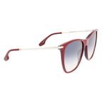 Victoria Beckham Burgundy Acetate Sunglasses - Zeiniez