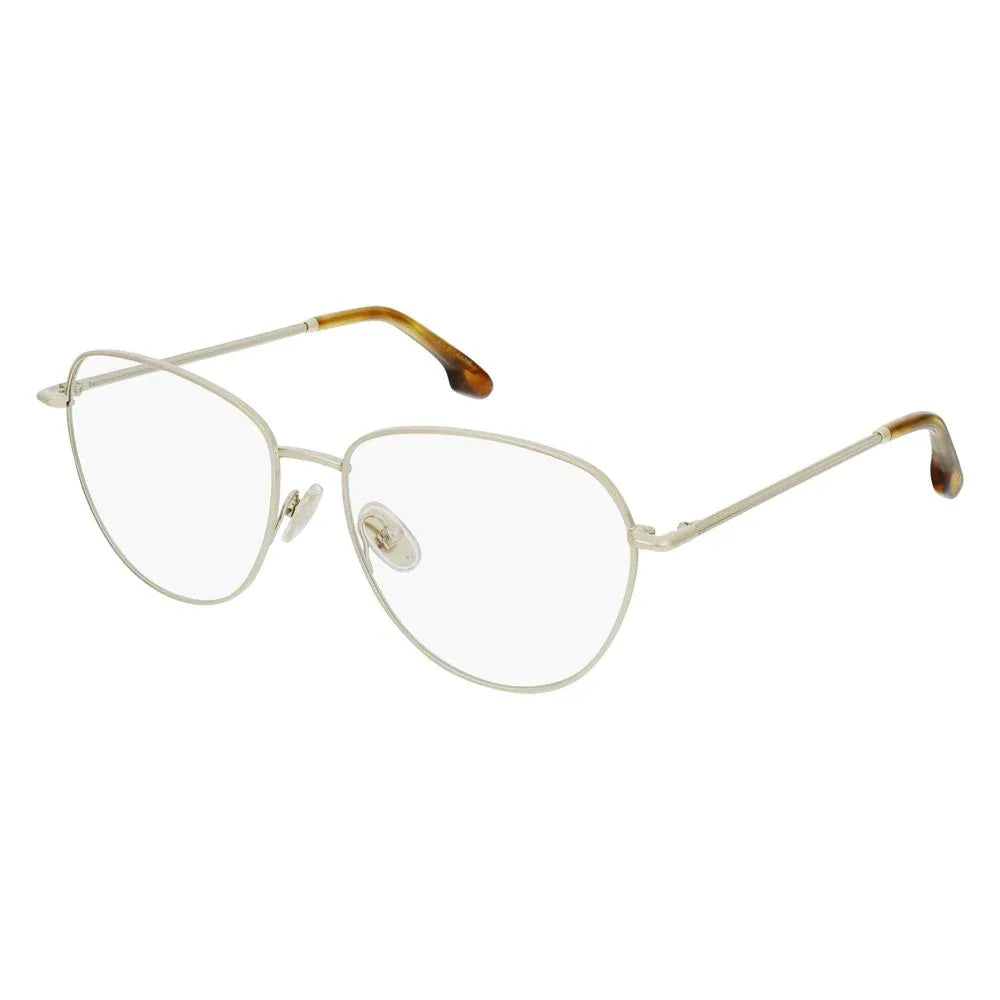 Victoria Beckham Gold Metal Glasses (Frames) - Zeiniez