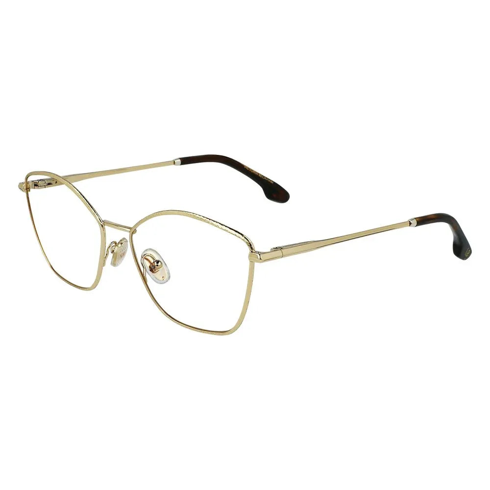 Victoria Beckham Gold Metal Glasses (Frames) - Zeiniez