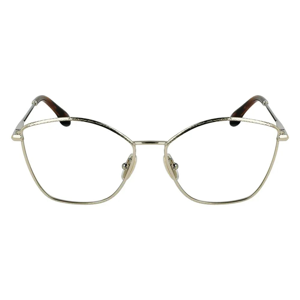 Victoria Beckham Gold Metal Glasses (Frames) - Zeiniez
