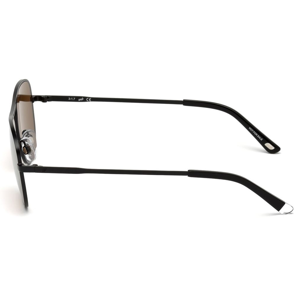 WEB EYEWEAR Black Metal Sunglasses