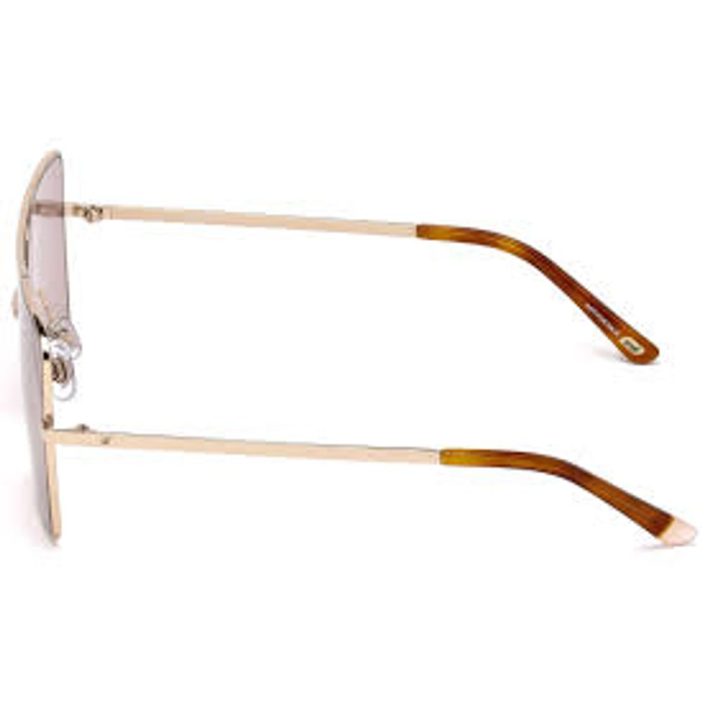 WEB EYEWEAR Gold Metal Sunglasses