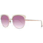 WEB EYEWEAR Rose Gold Metal Sunglasses - Zeiniez