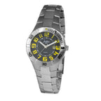 JUSTINA Silver Stainless Steel Dress Watch