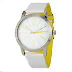 PERTEGAZ White Leather Dress Watch