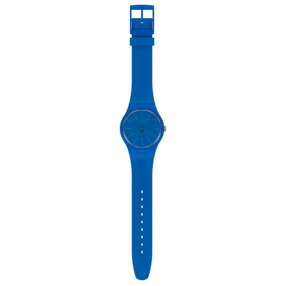 SWATCH Blue Plastic Dress Watch