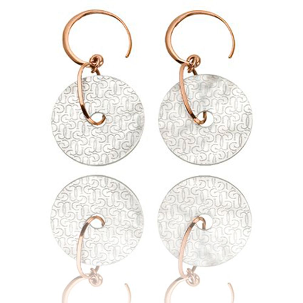 GC Bicolor Silver Earrings - Zeiniez