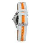 JUSTINA Bicolor Leather Dress Watch