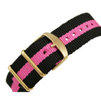 DEVOTA & LOMBA Black Nylon Dress Watch - Zeiniez