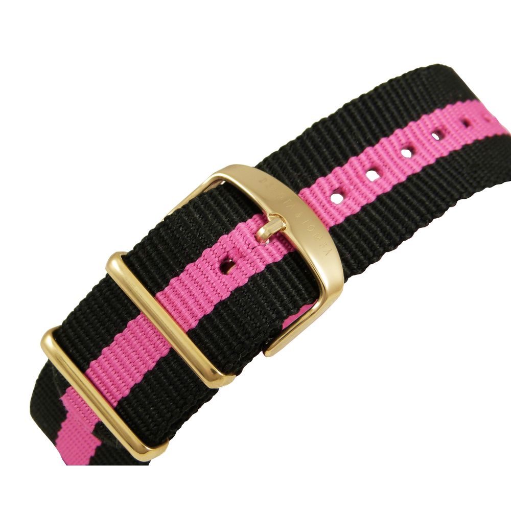 DEVOTA & LOMBA Black Nylon Dress Watch - Zeiniez