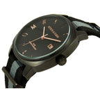 DEVOTA & LOMBA Black Nylon Bracelet Watch - Zeiniez