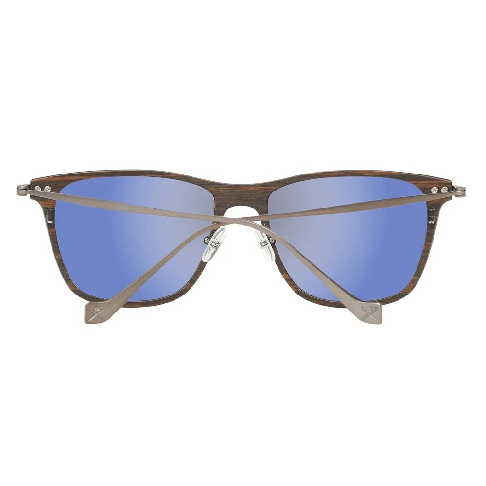 Hackett Gray Metal Sunglasses - Zeiniez