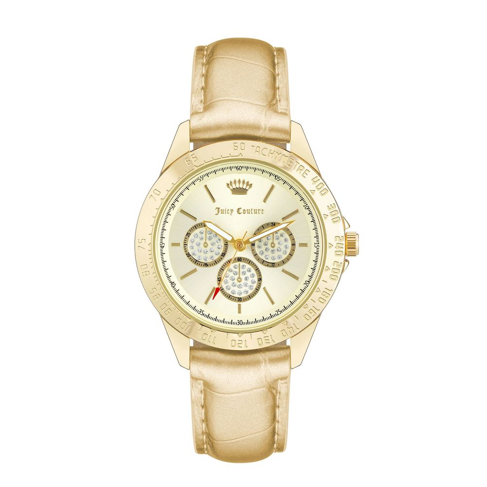 Juicy Couture Gold Plastic Dress Watch
