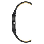 Juicy Couture Black Plastic Dress Watch