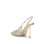 LE SILLA Gold Nylon Platform Pumps - Zeiniez