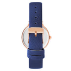 Juicy Couture Blue Plastic Dress Watch