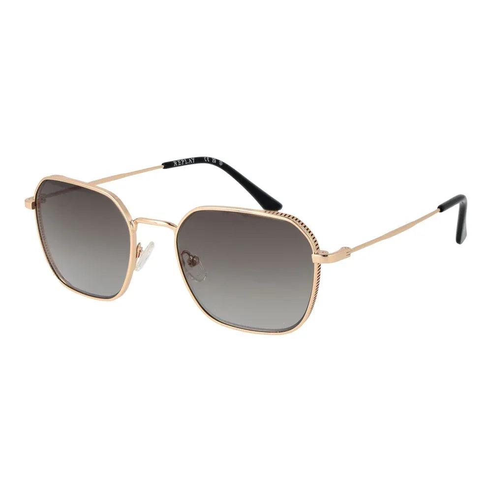 Replay Rose Gold Metal Sunglasses - Zeiniez