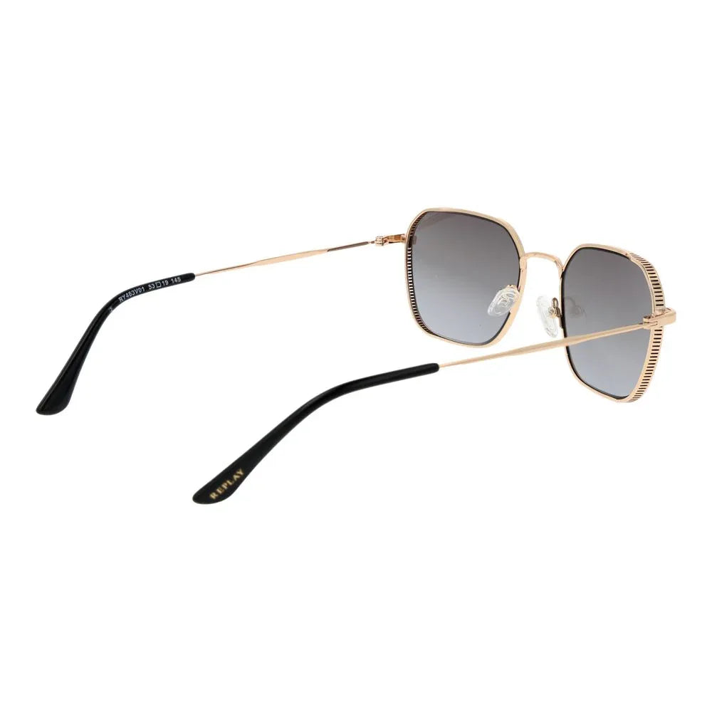 Replay Rose Gold Metal Sunglasses - Zeiniez