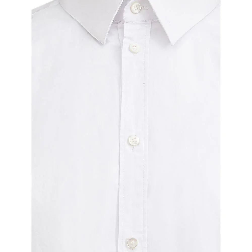 Dolce & Gabbana White Cotton Dress Shirt - Zeiniez
