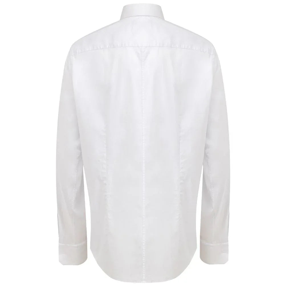 Dolce & Gabbana White Cotton Dress Shirt - Zeiniez