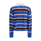 Guest in Residence Blue Cashmere Sweater - Zeiniez