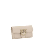 PINKO Beige Calf Leather Bos Taurus Shoulder Bag - Zeiniez