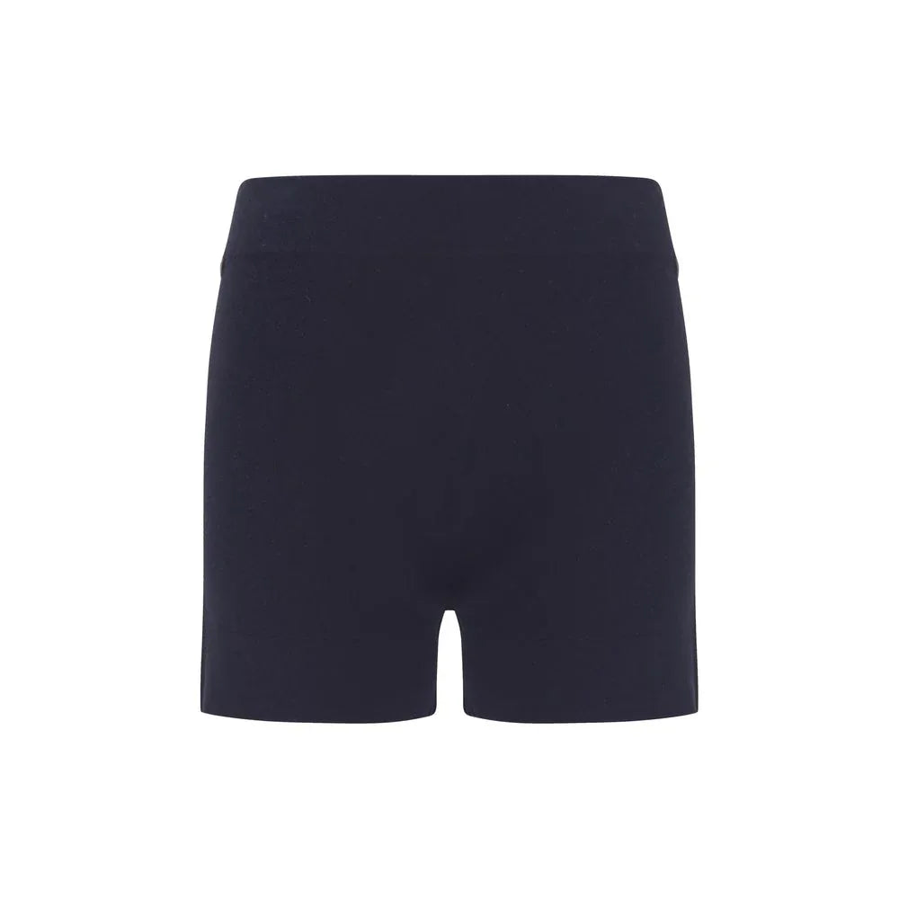 Extreme Cashmere Blue Cotton Bermuda Shorts - Zeiniez