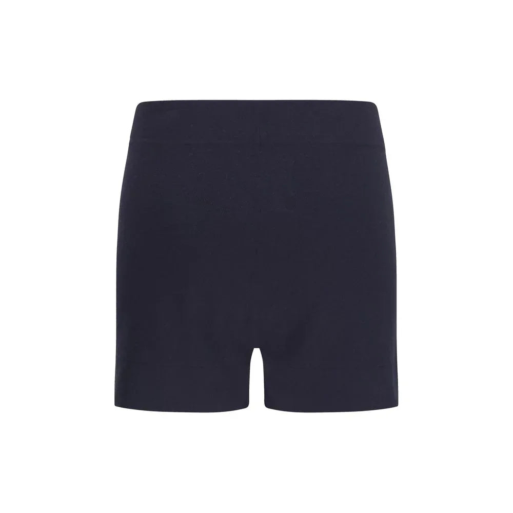 Extreme Cashmere Blue Cotton Bermuda Shorts - Zeiniez