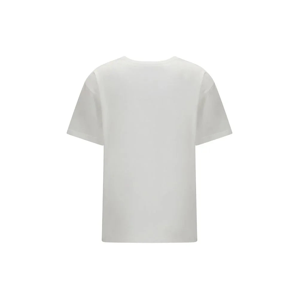 Valentino White Cotton T-Shirt - Zeiniez
