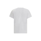 Ganni White Cotton T-Shirt - Zeiniez