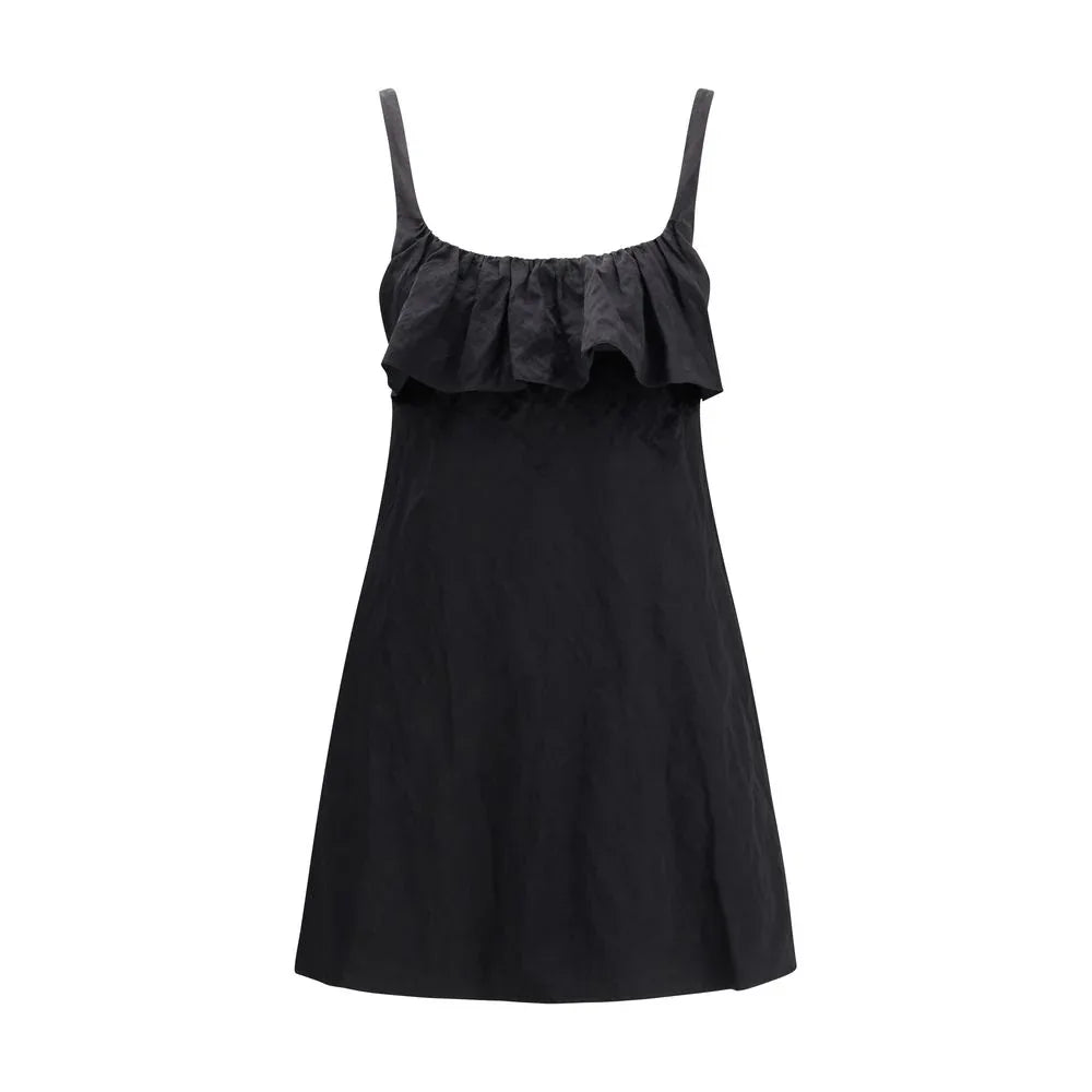 Chloé Black Cotton Casual Dress - Zeiniez